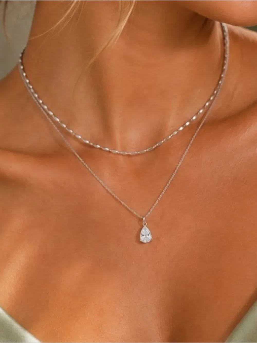 Anthropologie delicate silver